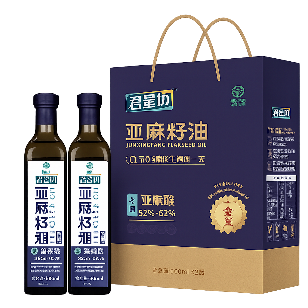 君星坊绿色压榨亚麻籽油500ml