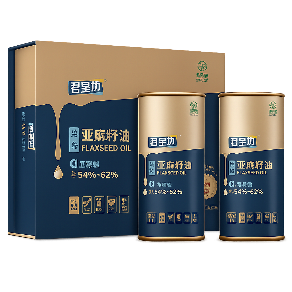 有机冷榨亚麻籽油