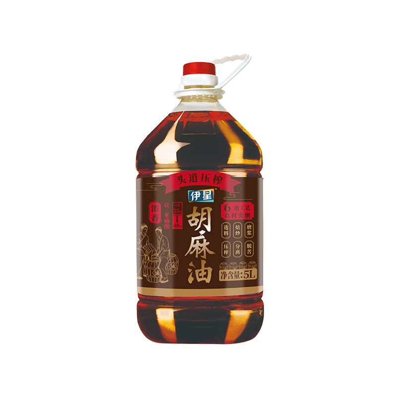 君星坊伊星浓香胡麻油5L